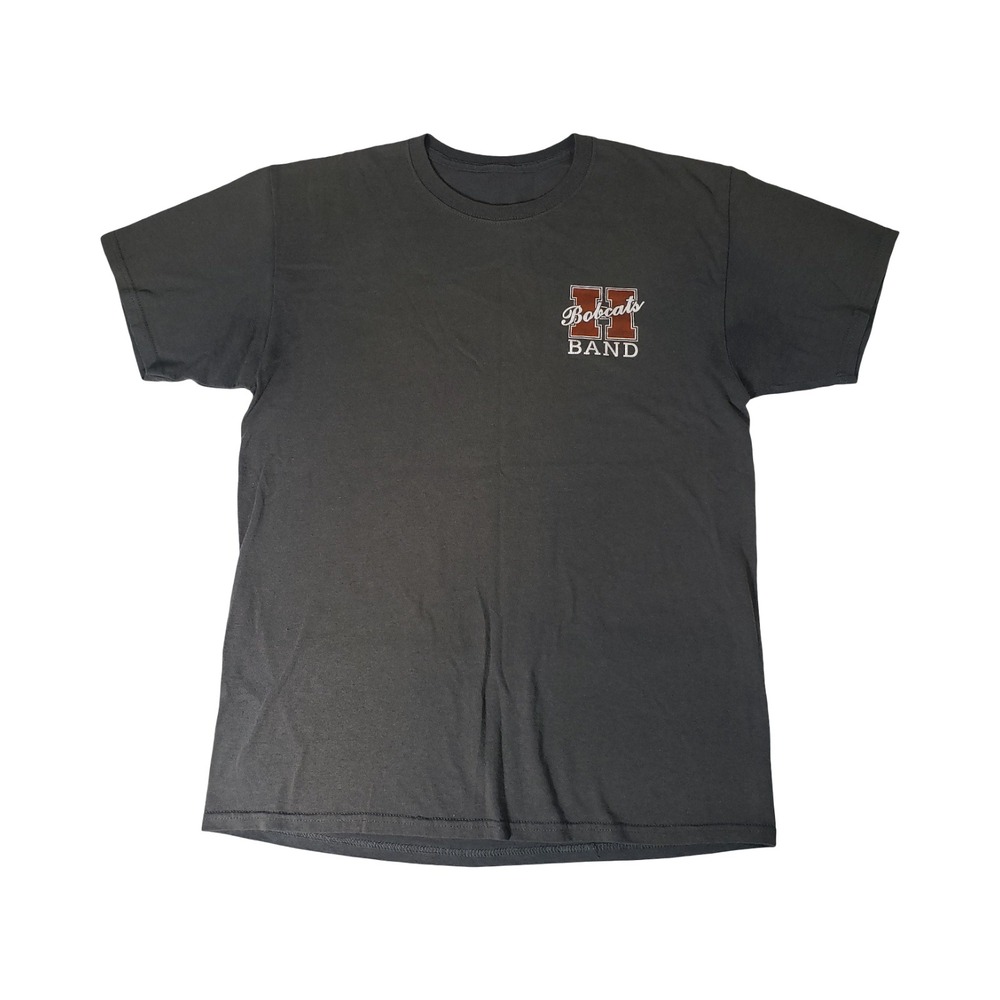 HHS Marching Band Machine 2019 Graphic T-Shirt Mens Medium Charcoal Gray Tee